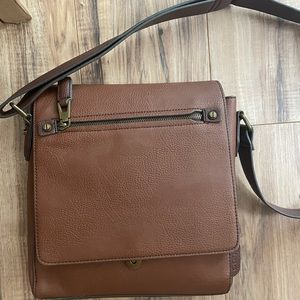 Leather ALDO brown crossbody bag purse